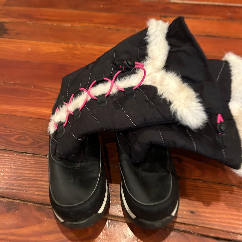 Lands End Girls Snow Boots Size 2
